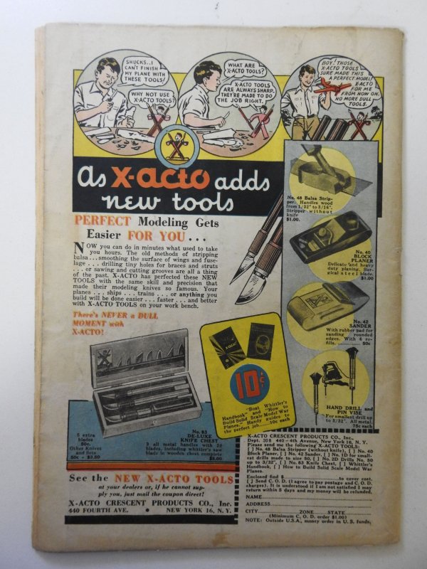 Captain Marvel Adventures #65 (1946) GD+ Condition centerfold detached