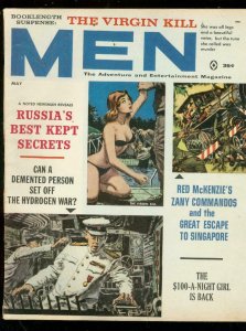 MEN MAGAZINE MAY 1961-TOP NAZIS-FLO CHANDON-GIL COHEN VG/FN