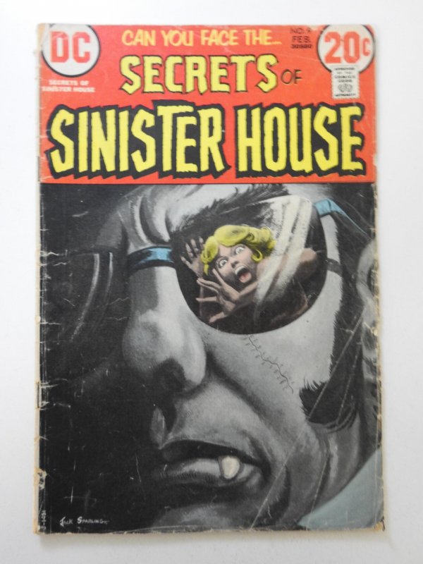 Secrets of Sinister House #9 (1973) GVG Condition