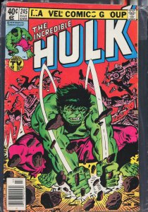 The Incredible Hulk #245 (1980) Hulk