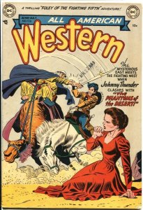 ALL-AMERICAN WESTERN  #126--1952--JOHNNY THUNDER  vs CAMEL MOUNTED ARAB WITH ...