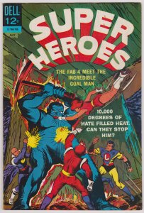 Super Heroes #3 (F+) Dell, Silver Age 1967