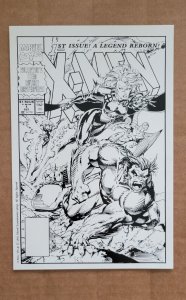 X-MEN + JIM LEE 1st ISSUE Original 1991 Proof - Cover A Comic Art Glossy 9×6