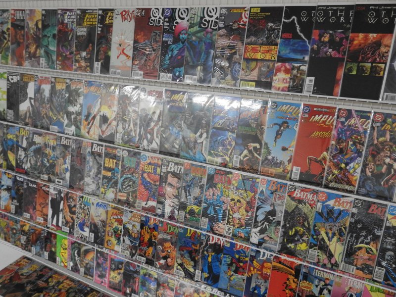 Huge Lot 150+ Comics W/ Batman, Impulse, Demon, Deathstroke+ Avg Fine+ Condition