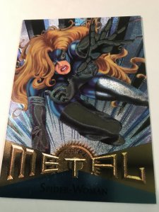 SPIDER-WOMAN #25 card : Marvel Metal 1995 Fleer Chromium; NM/M Avengers, base