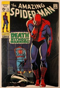 Amazing Spider-Man 75 FN 6.0 Iconic John Romita Sr. Silver Age 1969 Marvel Comic