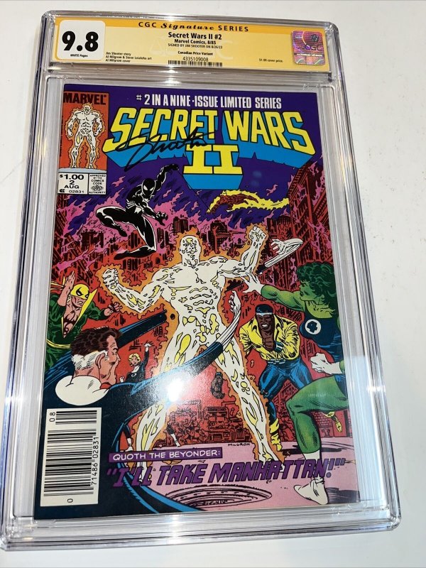 Secret Wars II (1985) # 2 CPV (CGC 9.8 WP)  Beyonder • Census =3