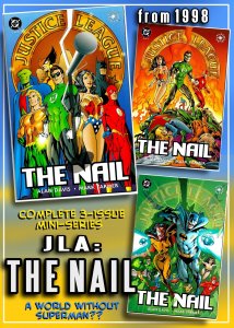 JLA: THE NAIL #1-3 (1998) 9.0 VF/NM Complete Series by Alan Davis! 75 DC Heroes!