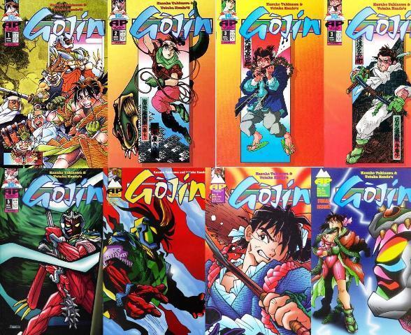 GOJIN (1995 ANTARCTIC) 1-8  COMPLETE! Takizawa/ Kondo