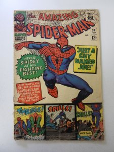 The Amazing Spider-Man #38 (1966) FR/GD condition cover detached both staples