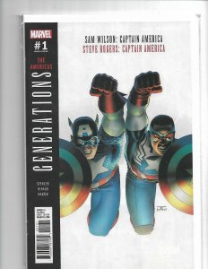 GENERATIONS CAPTAIN AMERICAS #1A, 1B NM nw84