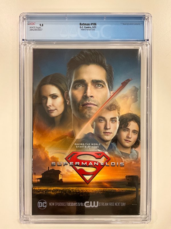 Batman #106 Federici Cover (2021) CGC 9.8