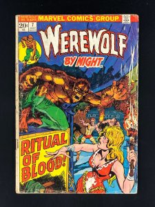 Werewolf by Night #7 (1973) GD-