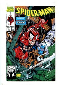 Spider-Man #5 - Direct Edition / Torment Part 5 (8.5) 1990