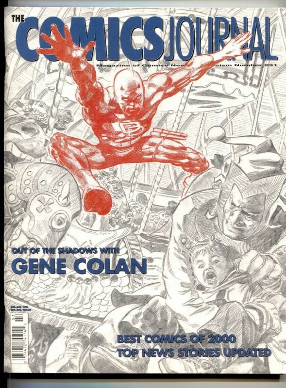 Comics Journal #231 2001- GENE COLAN-