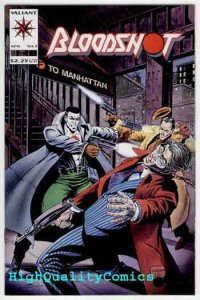 BLOODSHOT #3, NM+, Valiant, 1993, Manhatten, Gangsters, Ivy, more in store