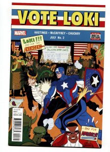 Vote Loki #2-Captain America Comics #1 homage cover-Marvel NM-