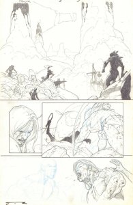 Thor: God of Thunder #8 p.2 - Young Thor Whipped - 2013 art by Esad Ribic 