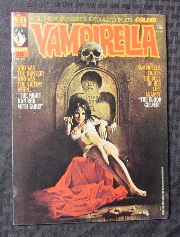 1974 VAMPIRELLA Warren Horror Magazine #35 VF-