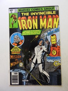 Iron Man #125 (1979) FN condition stain back cover