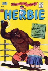 Herbie (ACG) #23 POOR ; ACG | low grade comic Fat Fury Last Issue