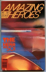 AMAZING HEROES #136 1988 - Superman Gallery