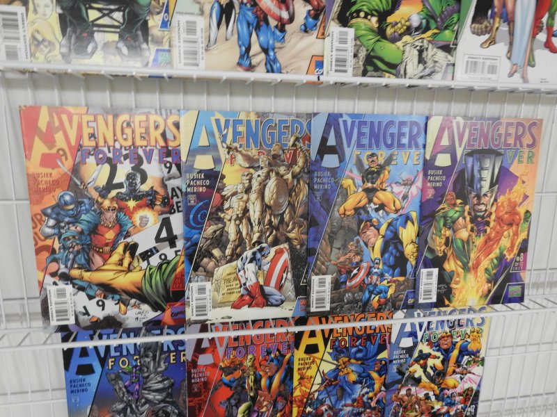 Avengers Forever #1-12 vs Kang The Conqueror Sharp Fine/VF Avg Cond Complete Set