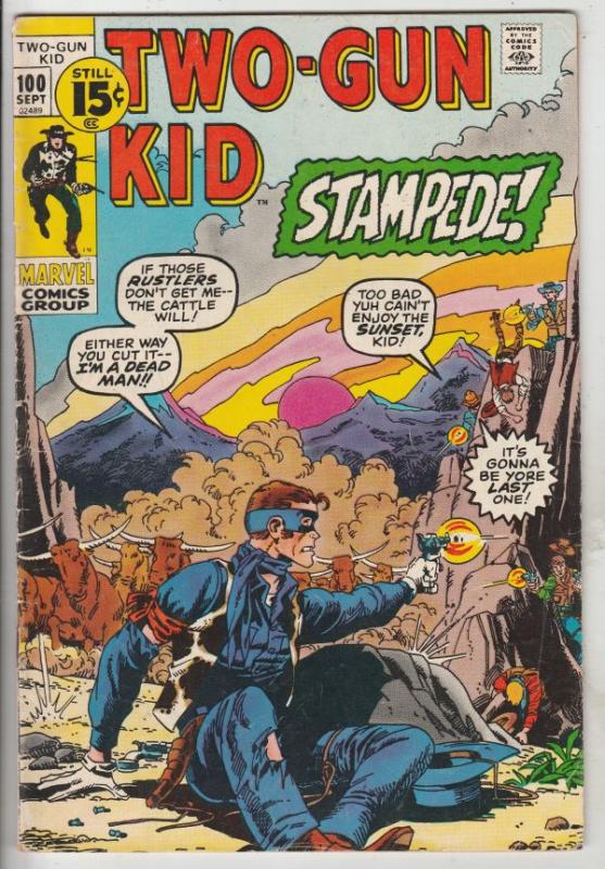 Two-Gun Kid #100 (Sep-71) FN Mid-Grade Two-Gun Kid