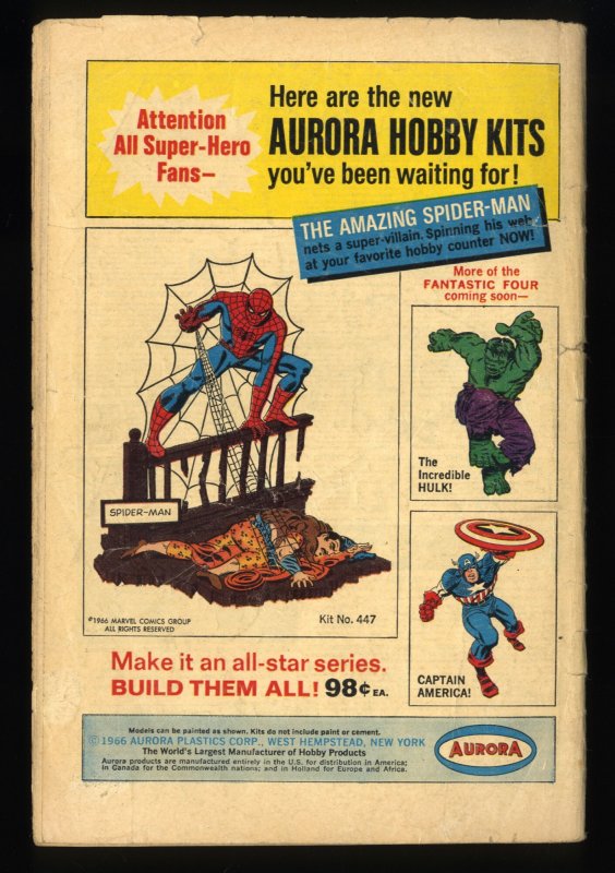 X-Men #28 GD+ 2.5 1st Appearance Banshee! Cyclops!  Ogre!