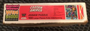 Captain America Jigsaw Puzzle, 1981, Complete