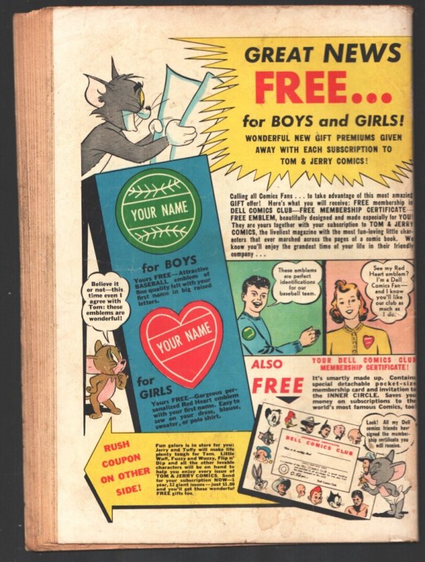 Tom & Jerry #73 1950-Barney Bear-Flip 'n' Dip-MGM cartoon characters