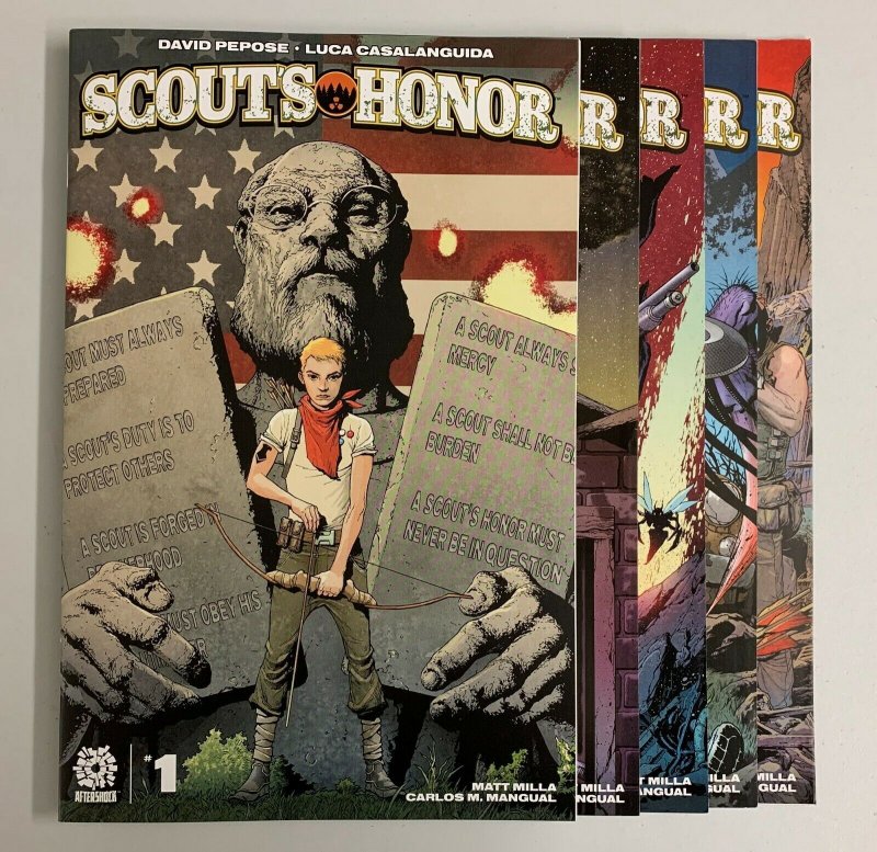Scout's Honor #1-5 Set (Aftershock 2021) 1 2 3 4 5 David Pepose (9.0+) 