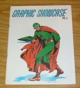 Graphic Showcase #3 FN gray morrow - mike kaluta - captain america 1970 fanzine