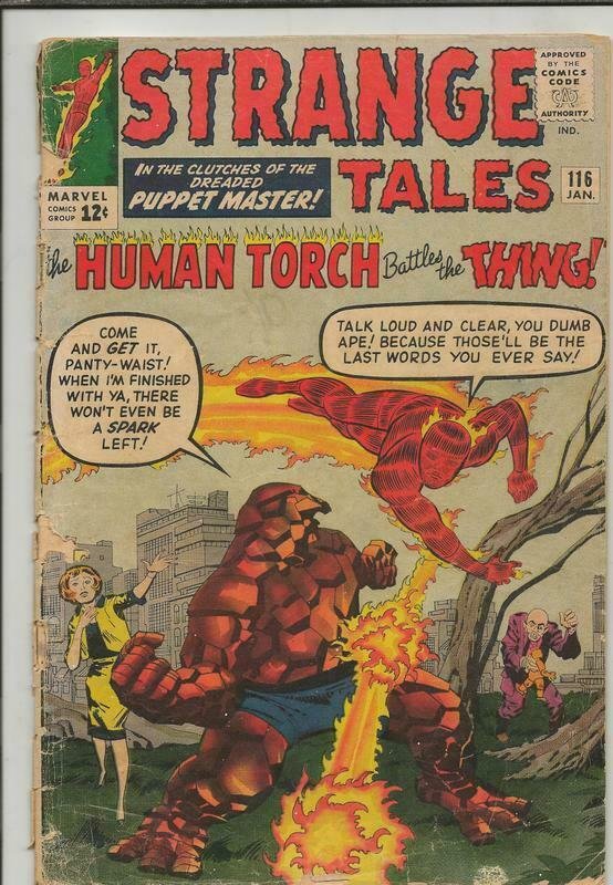 Strange Tales #116 ORIGINAL Vintage 1964 Marvel Comics 2nd Wong 2nd Nightmare