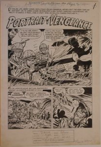 MIKE SEKOWSKY / AL RUBANO, original art, THIS IS WAR #8, pgs 1-7,Full story,1953