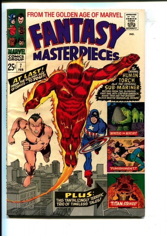 Fantasy Masterpieces #7 -Gil Kane, Don Heck, Jack Kirby Cover Art (8.0/8.5) 1967