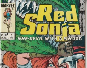 Red Sonja(Marvel, vol.3) # 4  Sonja vs a Flying Dragon !