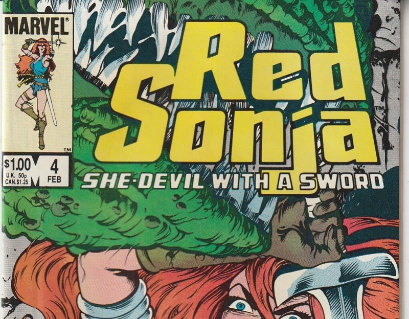 Red Sonja(Marvel, vol.3) # 4  Sonja vs a Flying Dragon !