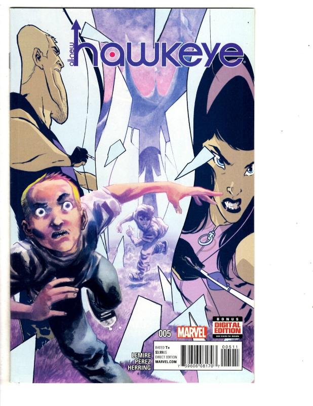 2 All-New Hawkeye Marvel Comic Books # 5 6 Lemire Perez Herring Mockingbird WM7