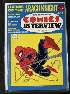 COMICS INTERVIEW #81 TODD MCFARLANE SPIDER-MAN COVER GENE SIMMONS 