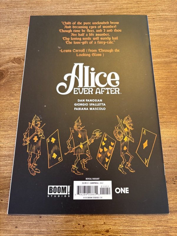 Alice Ever After # 1 NM 1st Print Virgin Campbell Variant Boom Comic Book 6 J366
