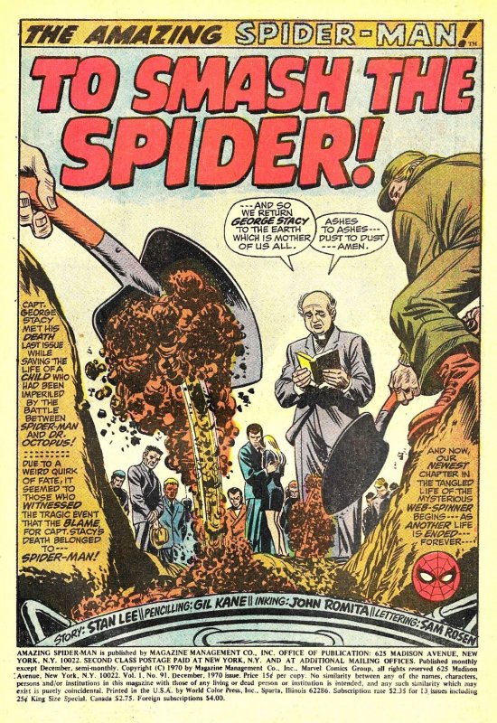 AMAZING SPIDER-MAN 91 & 92 (1970) 8.0 VF  Gil Kane!! John Romita!! ICEMAN!