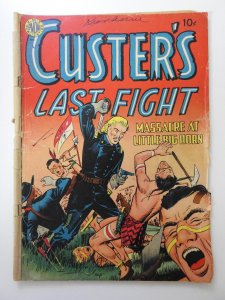 Custer's Last Fight (1950) nn HTF Comic! Good Condition!