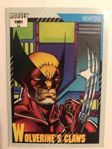 WOLVERINE’S CLAWS #138 : Marvel Universe 1991 Series 2 card; Impel, VF+