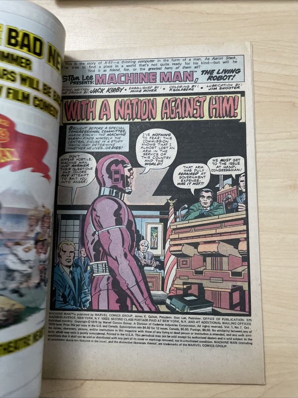 Machine Man #7 1st Appearance Power Broker