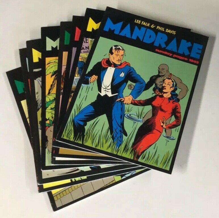 Lee Falk Mandrake Sundays Volumes 1 2 3 4 5 6 7 8 New Comics Now Vf B25