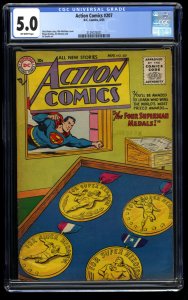 Action Comics #207 CGC VG/FN 5.0 Off White DC Superman