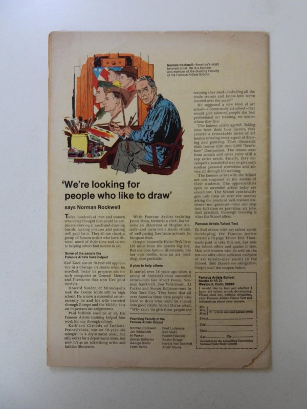 Captain America #108 (1968) VG condition moisture damage