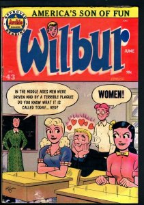 WILBUR COMICS #43-KATY KEENE PAPER DOLLS-GOOD GIRL ART-1952-VG condition VG
