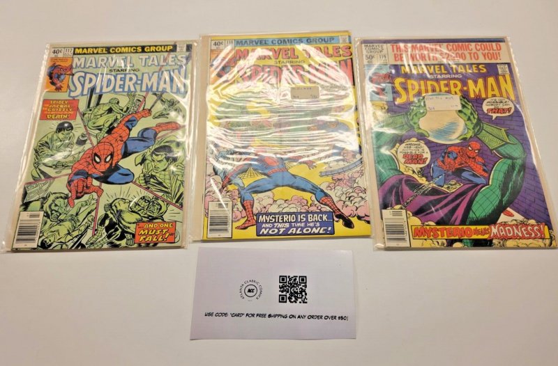 3 Marvel Comics Marvel Tales Staring Spider-Man #117 118 119 64 SM2